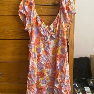 SO Multicolor Floral Dress